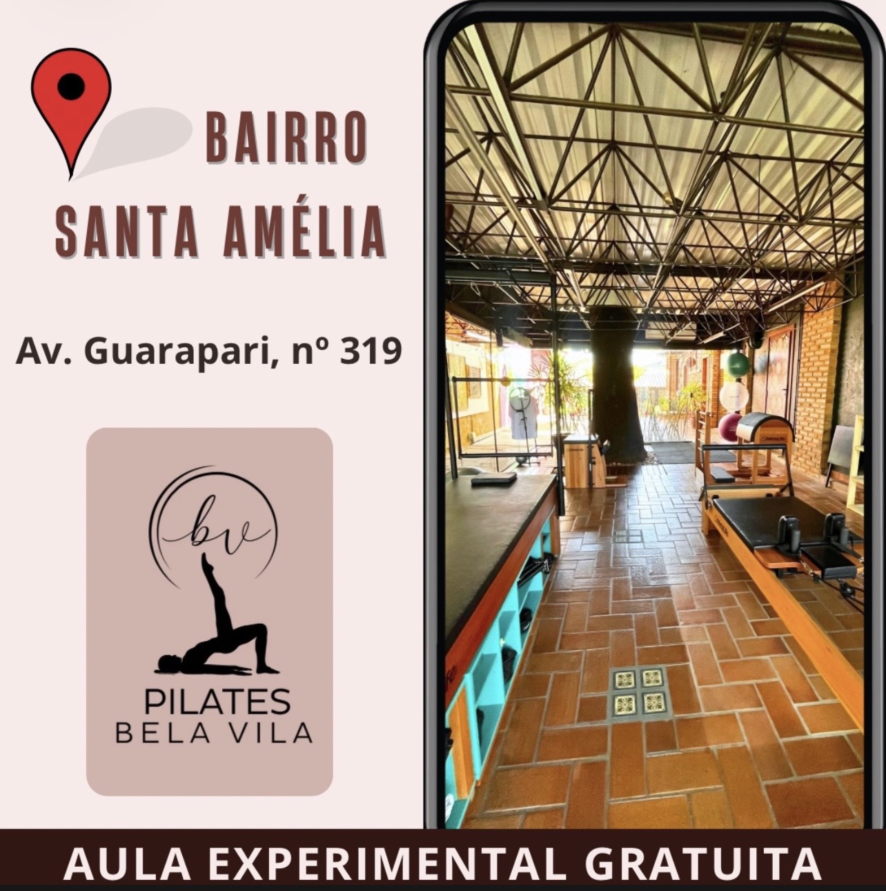 Unidade I — Santa Amélia — Pilates Bela Vila em Belo Horizonte